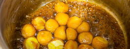 мини-брускетты с уткой и карамелизированными яблоками. Шаг 9