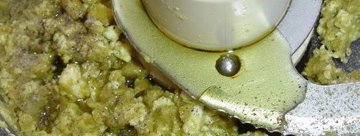 зеленая брускетта с креветками. Шаг 3