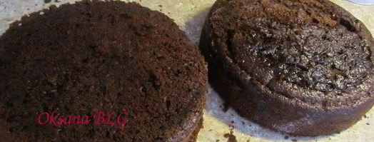 бисквитный торт гамбургер. Шаг 3