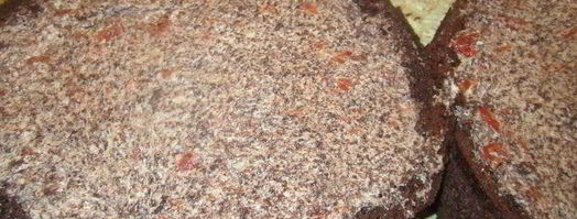 бисквитный торт гамбургер. Шаг 12