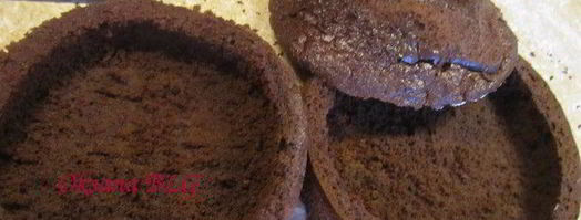 бисквитный торт гамбургер. Шаг 4