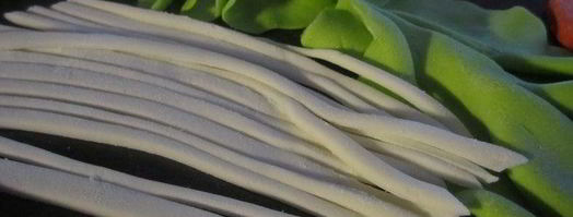 бисквитный торт гамбургер. Шаг 22