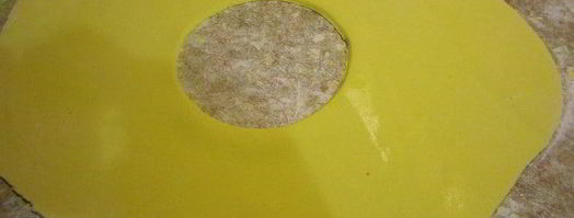 бисквитный торт гамбургер. Шаг 29