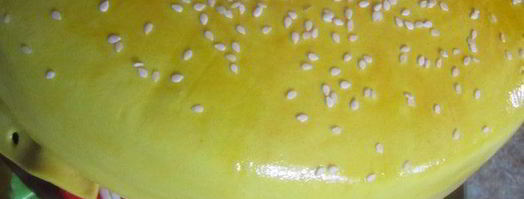 бисквитный торт гамбургер. Шаг 48