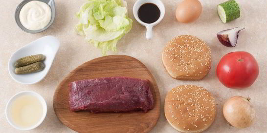 Бургер с говядиной