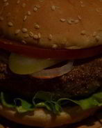 Бургер с гречневой котлетой