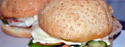 бургер с индейкой и сочными овощами. Шаг 13