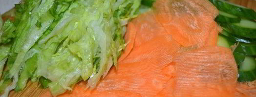 бургер с индейкой и сочными овощами. Шаг 4