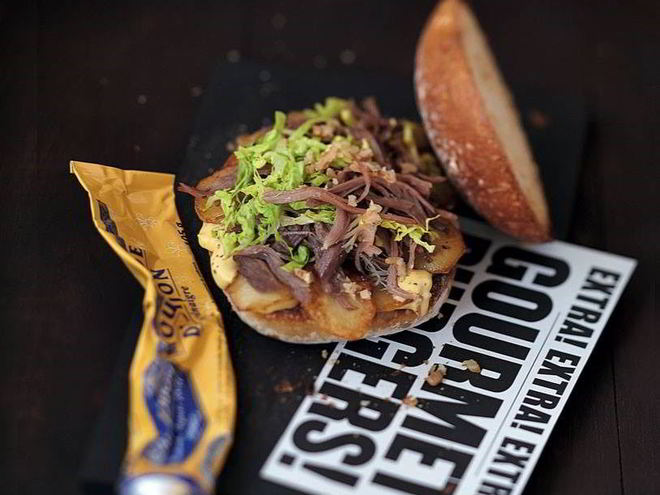 Рецепт бургера с утиными ножками конфи