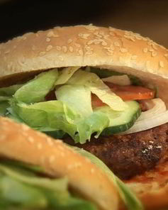 Бургер со свининой