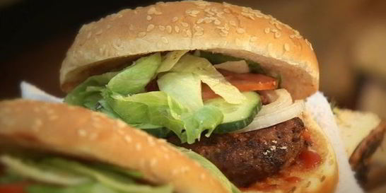 Бургер со свининой