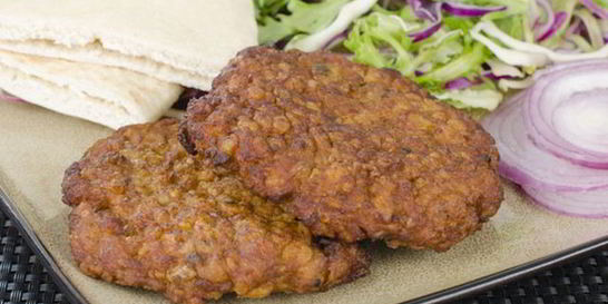 Бургеры с нутом и хумусом