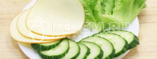 домашние гамбургеры с куриной котлетой. Шаг 8