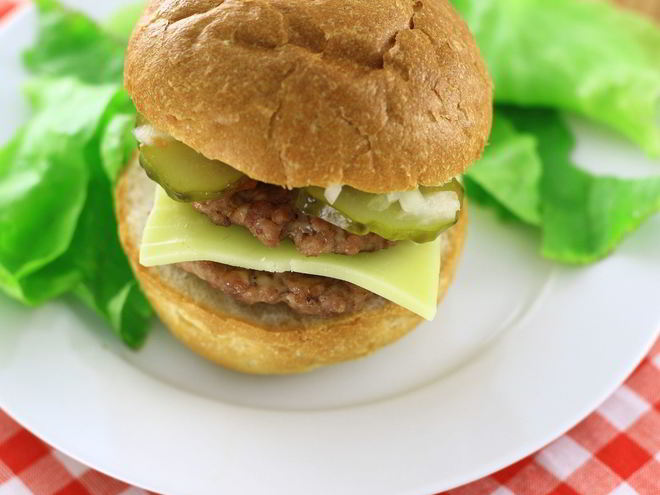 Рецепт двойного гамбургера