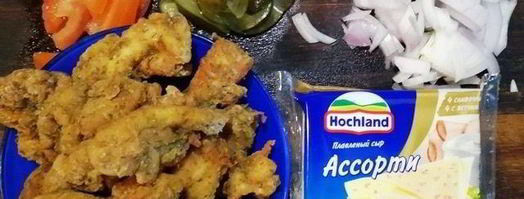 фуршетные мини-бургеры с курицей фри. Шаг 17