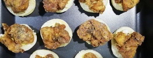 фуршетные мини-бургеры с курицей фри. Шаг 19