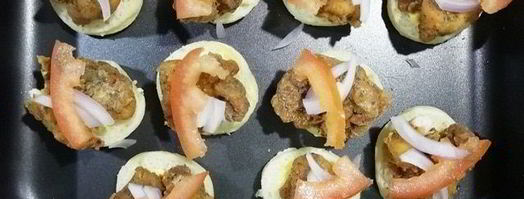 фуршетные мини-бургеры с курицей фри. Шаг 21