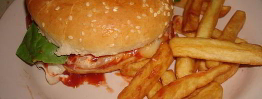 гамбургер из фарша и селедки. Шаг 12