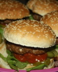 Гамбургеры на мангале