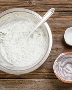 Грильбургер с дзадзики