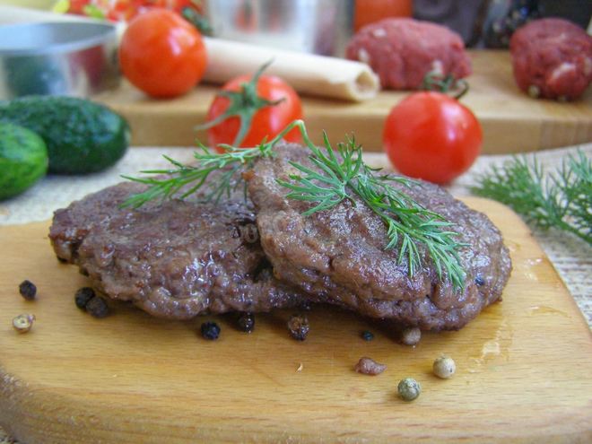 Рецепт котлеты для гамбургера