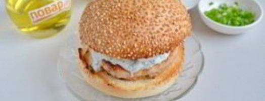 куриный бургер тандури. Шаг 11