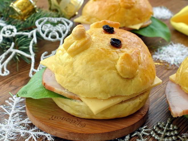 Рецепт новогоднего бургера