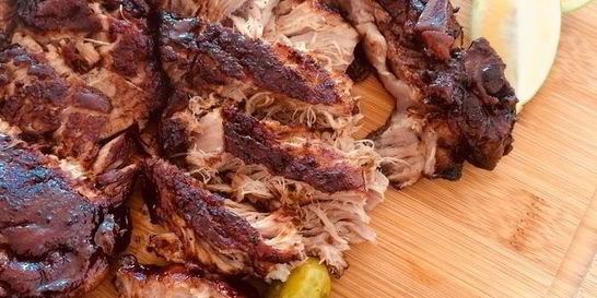 Томленая свинина для бургеров