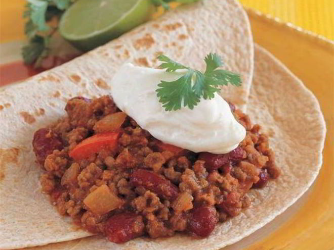 Рецепт ароматного буритоса с помидорами