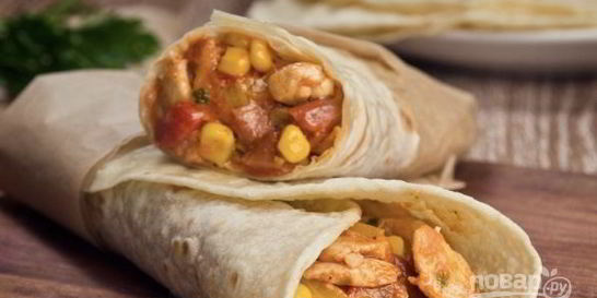 Буррито острый