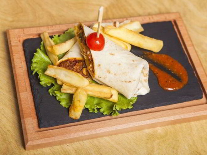 Рецепт буррито с фаршем и грибами