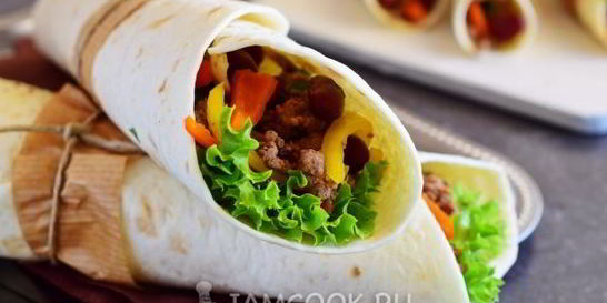 Буррито с фаршем