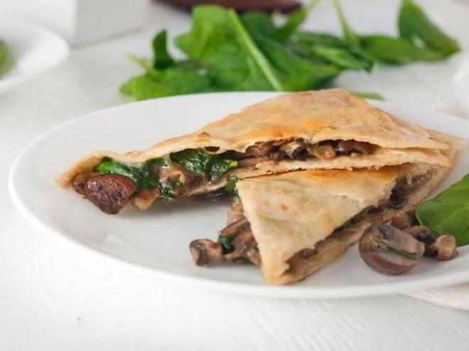 Рецепт буррито с грибами