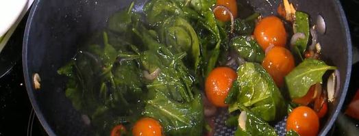 буррито с индейкой, беконом и шпинатом. Шаг 6