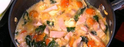 буррито с индейкой, беконом и шпинатом. Шаг 9