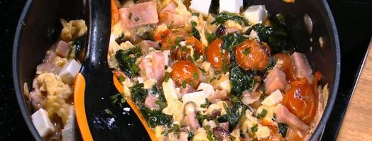 буррито с индейкой, беконом и шпинатом. Шаг 11