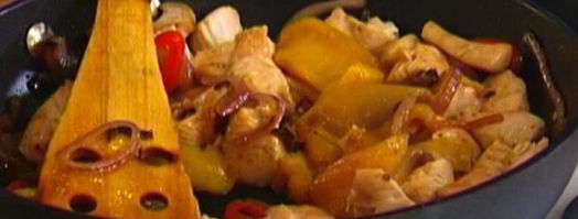 буррито с индейкой, помидорами и сыром. Шаг 8