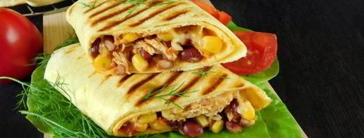 буррито с курицей и фасолью. Шаг 13