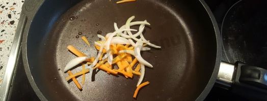 буррито с курицей и стручковой фасолью. Шаг 3