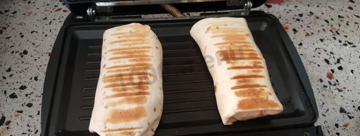 буррито с курицей и стручковой фасолью. Шаг 15