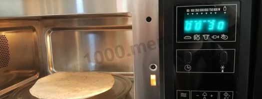 буррито с курицей и стручковой фасолью. Шаг 9