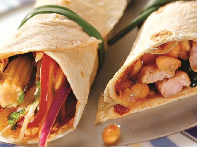 Рецепт буррито с курицей