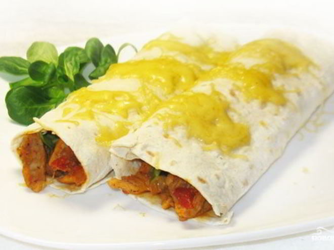 Рецепт буррито с мясом и авокадо