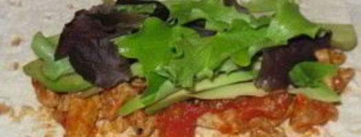 буррито с мясом и авокадо. Шаг 6