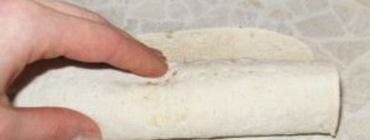 буррито с мясом и авокадо. Шаг 8