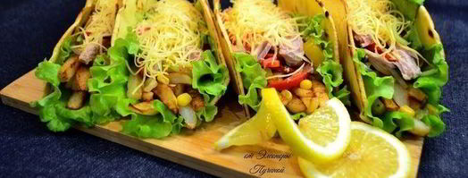 буррито с тунцом. Шаг 14