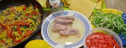 буррито с тунцом. Шаг 9