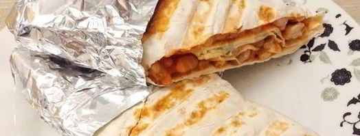 буррито со свининой и фасолью. Шаг 12