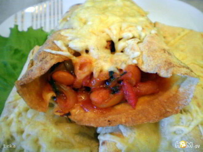 Рецепт буррито в тортилье из кукурузной муки