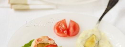 бутерброд с креветками и соусом ремулад. Шаг 3